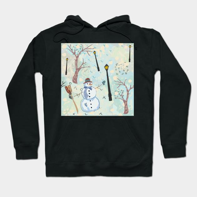 Snowman Hoodie by KristinaStellar 